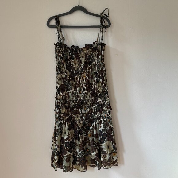 Sir. The Label Constantin Tiered Floral Mini Dress (US 8/M) NWT - Picture 2 of 4